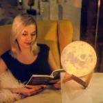 3D Moon Light Night Lamp Battery Operated