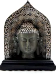 Handcrafted Antique Look Buddha Face Decorative Showpiece, Buddha