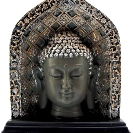 Handcrafted Antique Look Buddha Face Decorative Showpiece, Buddha