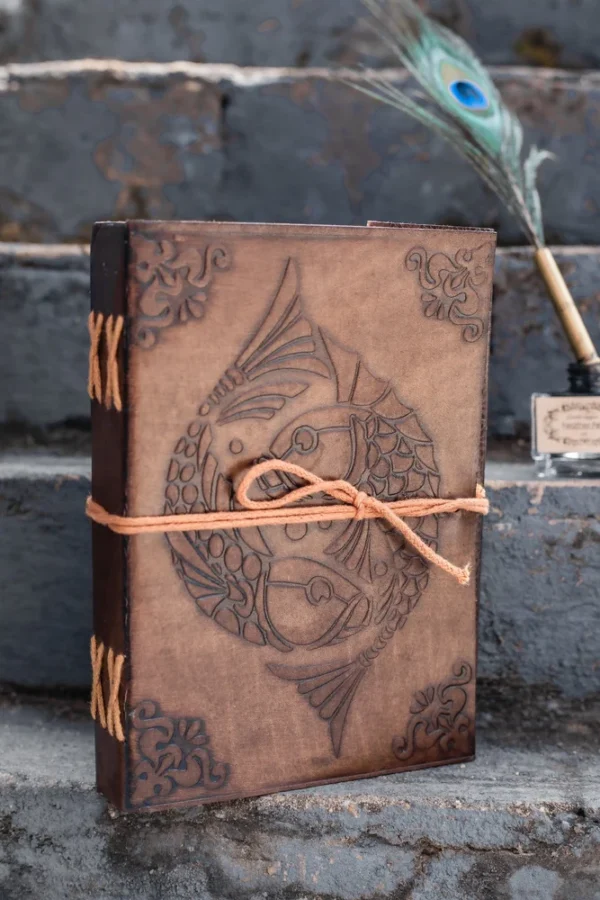 Spiral Bound Handmade Leather Diaries