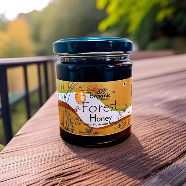 Wild Forest Honey By The Organic Fusion | 100% Natural Unprocessed Honey, Collected From Deep Forest Apis Dorsata (250 Grams)