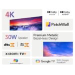 Xiaomi 108 cm (43 inches) A Pro 4K Dolby Vision Smart Google TV L43MA-AUIN (Black)