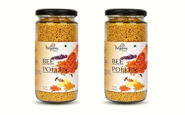 The Organic Fusion Natural Bee Pollen Granules|100% Raw Natural Bee Pollen (500Gms) Pack Of 2X250Gms