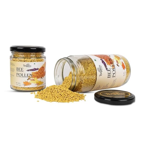 The organic fusion Natural Bee Pollen | 100% Raw Natural Bee Pollen (125 gms)