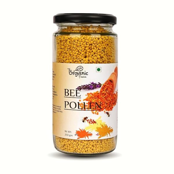 The organic fusion Natural Bee Pollen | 250 Gm |100% Raw Natural Bee Pollen Granules