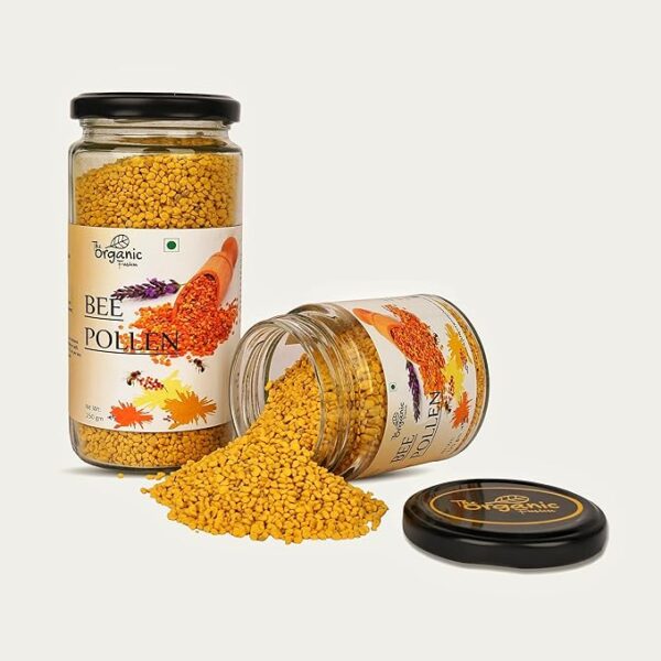 The Organic Fusion Natural Bee Pollen Granules|100% Raw Natural Bee Pollen (500Gms) Pack Of 2X250Gms