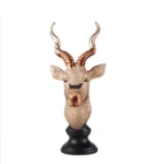 Ceramic Brown New Innovative Handicrafts Deer Antique showpiece for home, Packaging