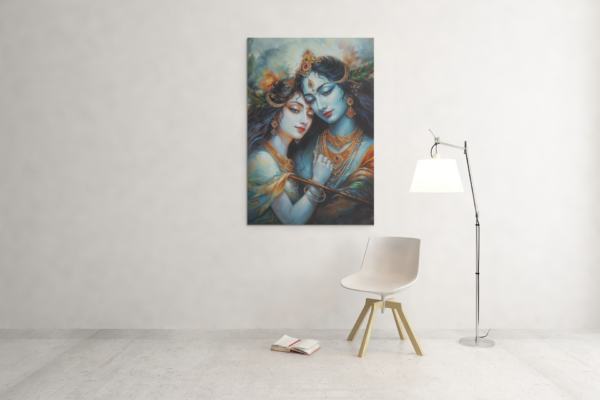 Shree Radha Krishna Canvas Printed Painting