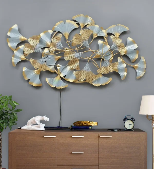 Golden Mild Steel Decorative Wall Decor, Size: 24*42INCHES