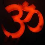 Glowing Om Sign