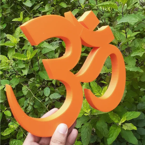 Glowing Om Sign