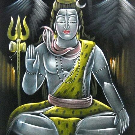 Divine Majesty: Lord Shiv Ji Painting | Large Size