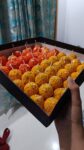 Motichoor ladoo candle pack of 4 ( unscented )